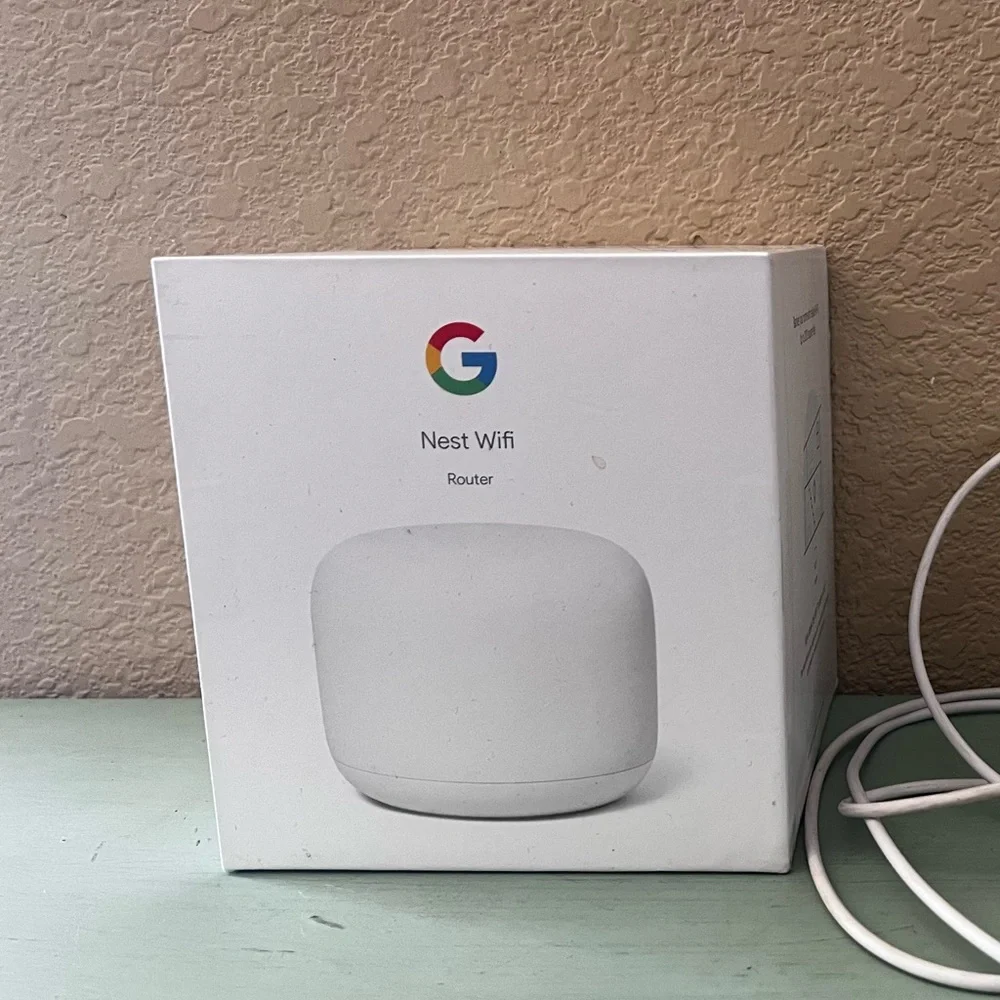 New in box Google Nest Mesh WiFi AC2200 H2D 2200 square feet of coverage - Picture 3 of 6